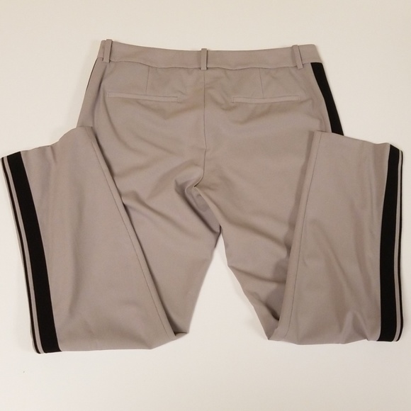 Vince Gray Trouser with Black Tuxedo stripe size 8 - Picture 6 of 11